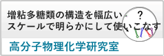 増粘多糖類の構造を幅広いスケールで明らかにして使いこなす